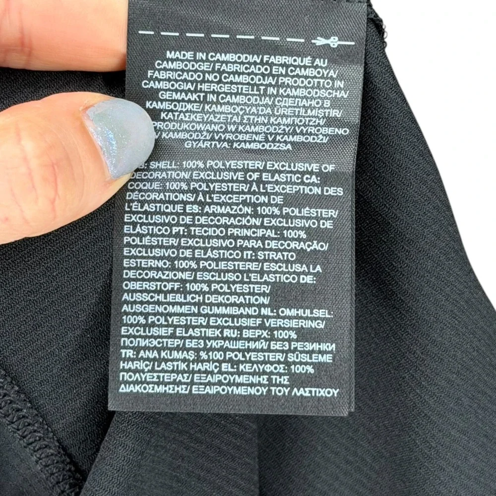 THE NORTH FACE Sunriser Shirt Black Reflective Slim Fit Women's Medium NEW - Picture 4 of 7